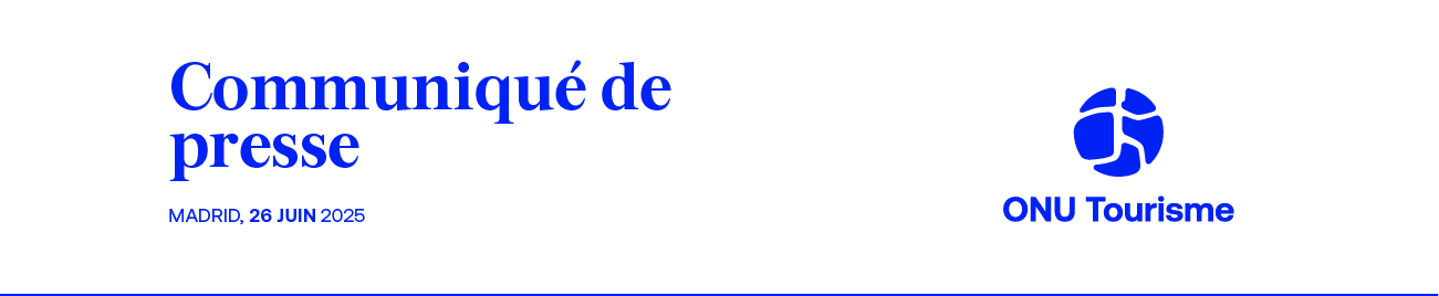 ONU Turismo - Comuniqué de presse